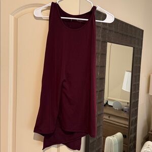 Athleta Dark Red Sleeveless Top